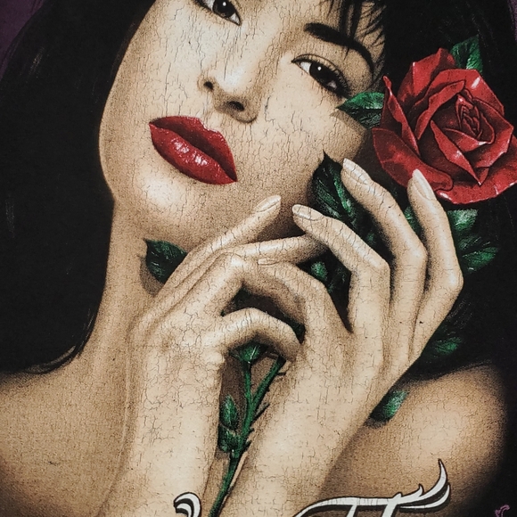 SELENA Como La Flor Tshirt XL American Apparel Gildan 1301 - Picture 2 of 4